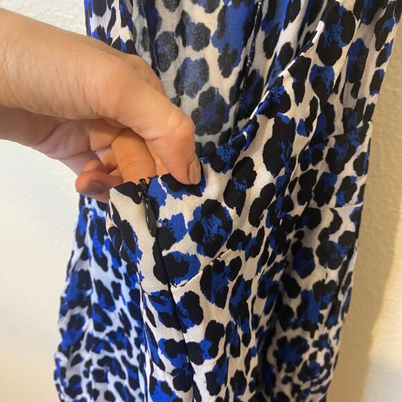 Karina Grimaldi Animal Print Halter Open Back Jumpsuit Maximalism - Picture 8 of 11